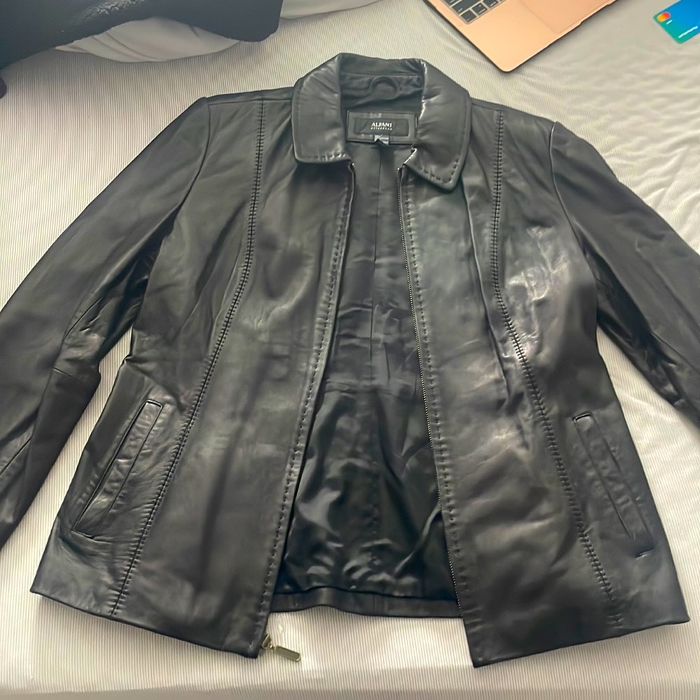 Leather Jacket - lightly worn